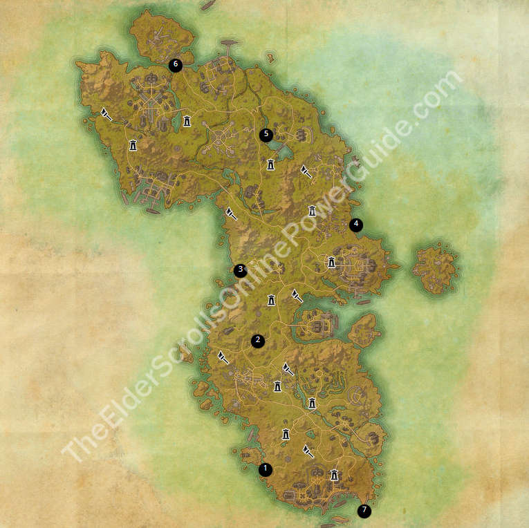 Glenumbra Map - The Elder Scrolls Online (ESO)