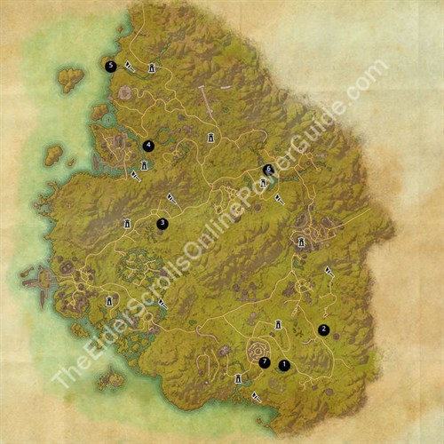 Greenshade Treasure Map Locations