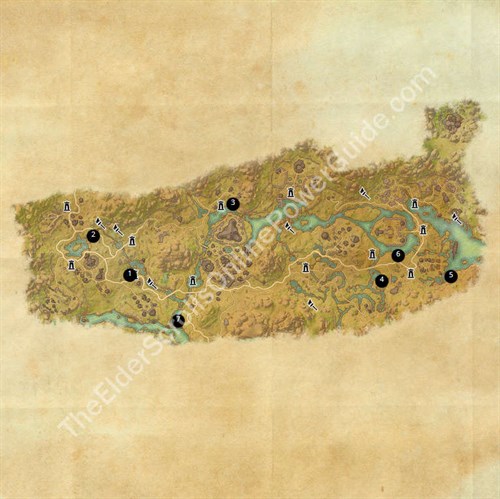 Deshaan Treasure Map Locations