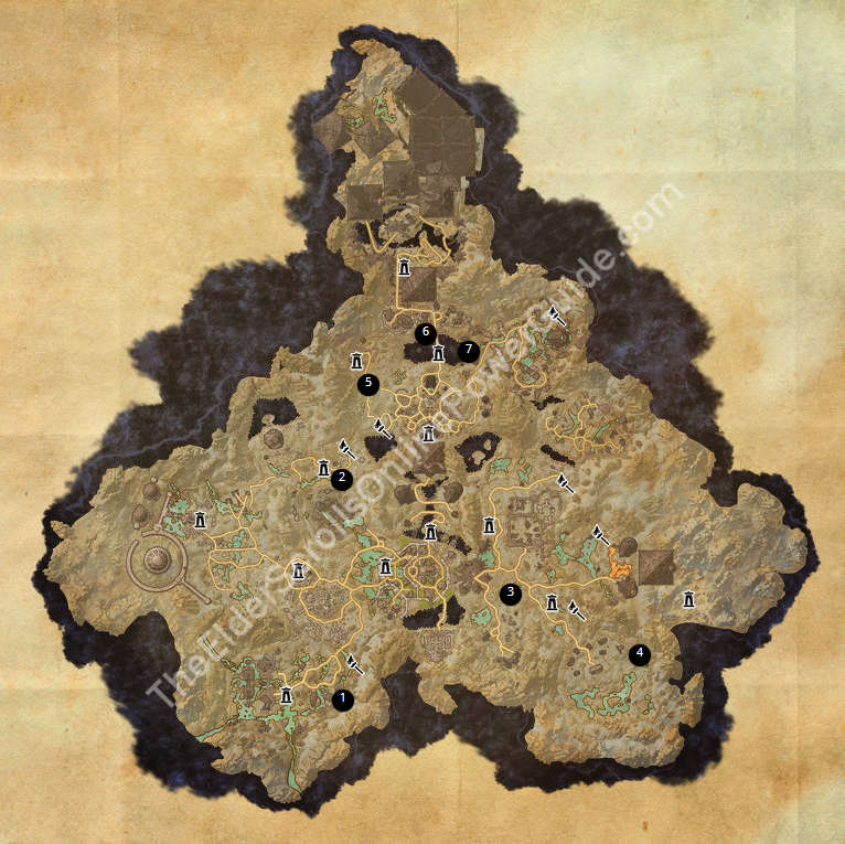 Malabal Tor Map - The Elder Scrolls Online (ESO)