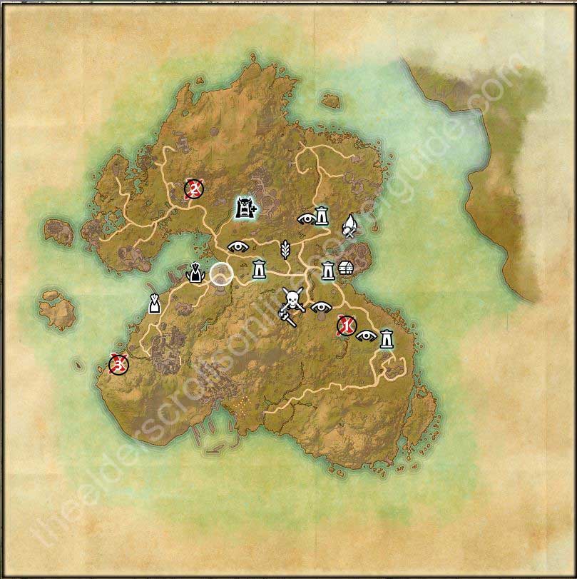 Summerset Map - The Elder Scrolls Online (ESO)